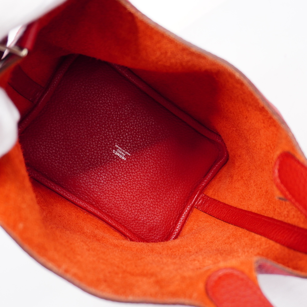[3bc2612]Auth Hermes Picotin Picotan Lock PM □P Stamp Women's Taurillon Cleme... - Picture 4 of 14